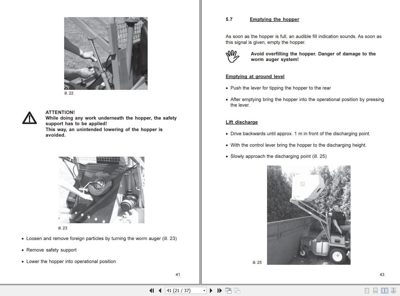 Amazone Profihopper 03 001 Operating Manual 993566 (2)