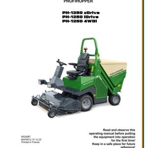 Amazone Profihopper PH 1250 Operating And Maintenance Manual MG5087 (1)