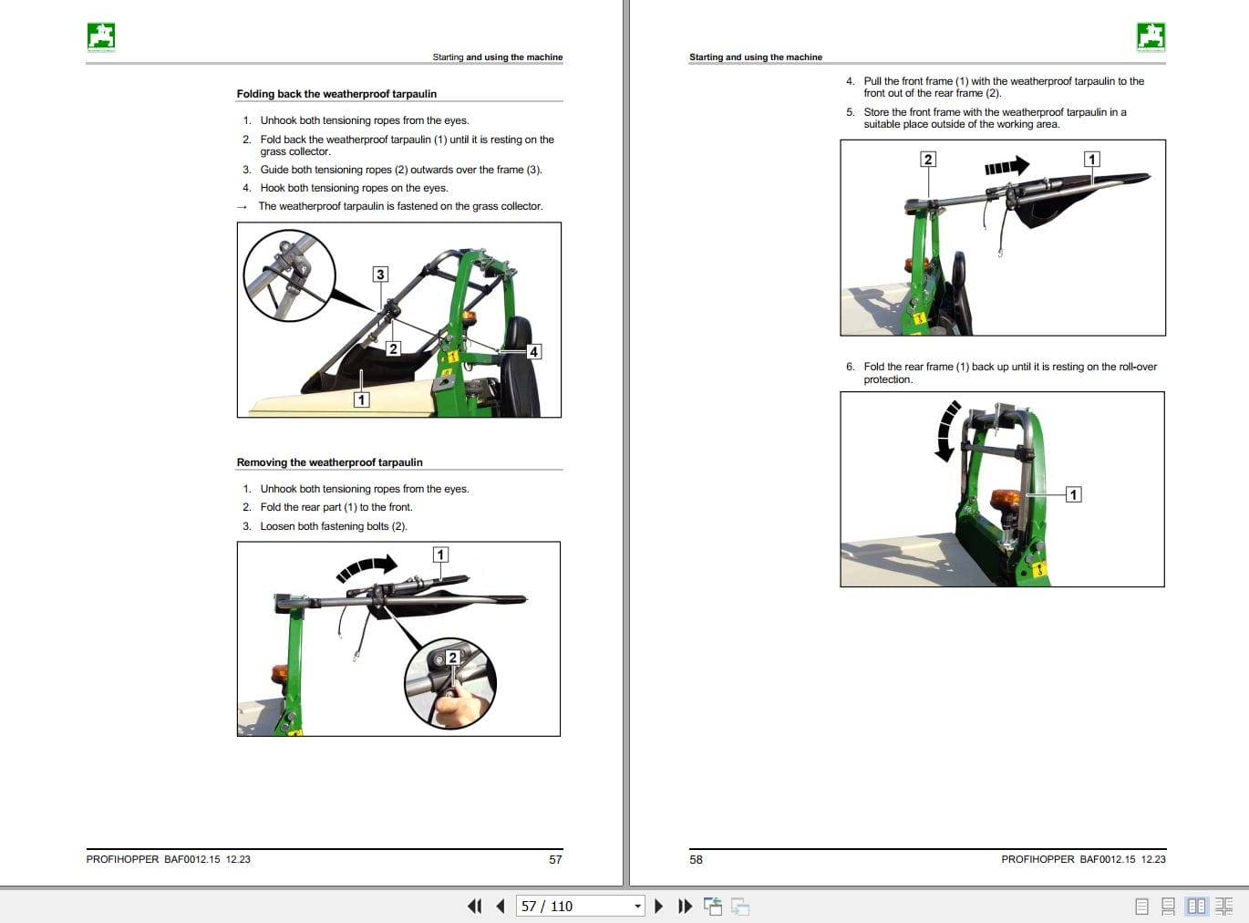Amazone Profihopper PH 1250 Operating And Maintenance Manual MG5087 (2)