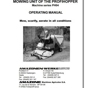 Amazone Profihopper PH04 Operating Manual 995487 (1)