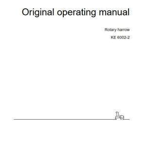 Amazone Rotary Harrow KE 6002 2 Operating Manual MG7512 EN GB (1)
