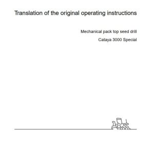 Amazone Seed Drill Cataya 3000 Special Operating Manual MG7450 EN II 2023 (1)
