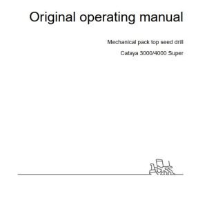 Amazone Seed Drill Centaya 3000 4000 Super Operating Manual MG7371 US EN US (1)