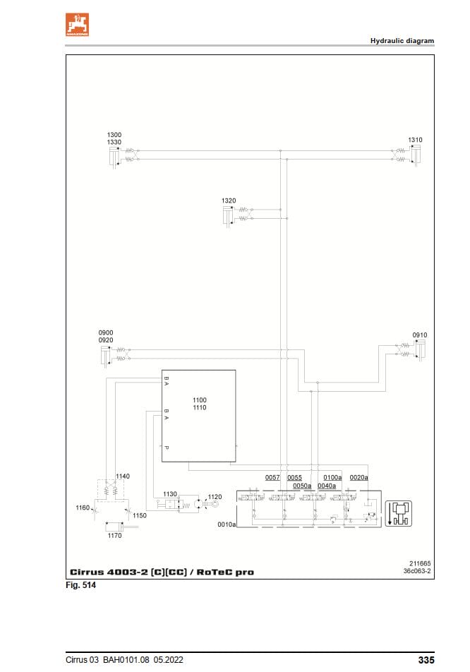 Amazone Seed Drill Cirrus 03 Operating Manual And Diagram MG6382 (3)