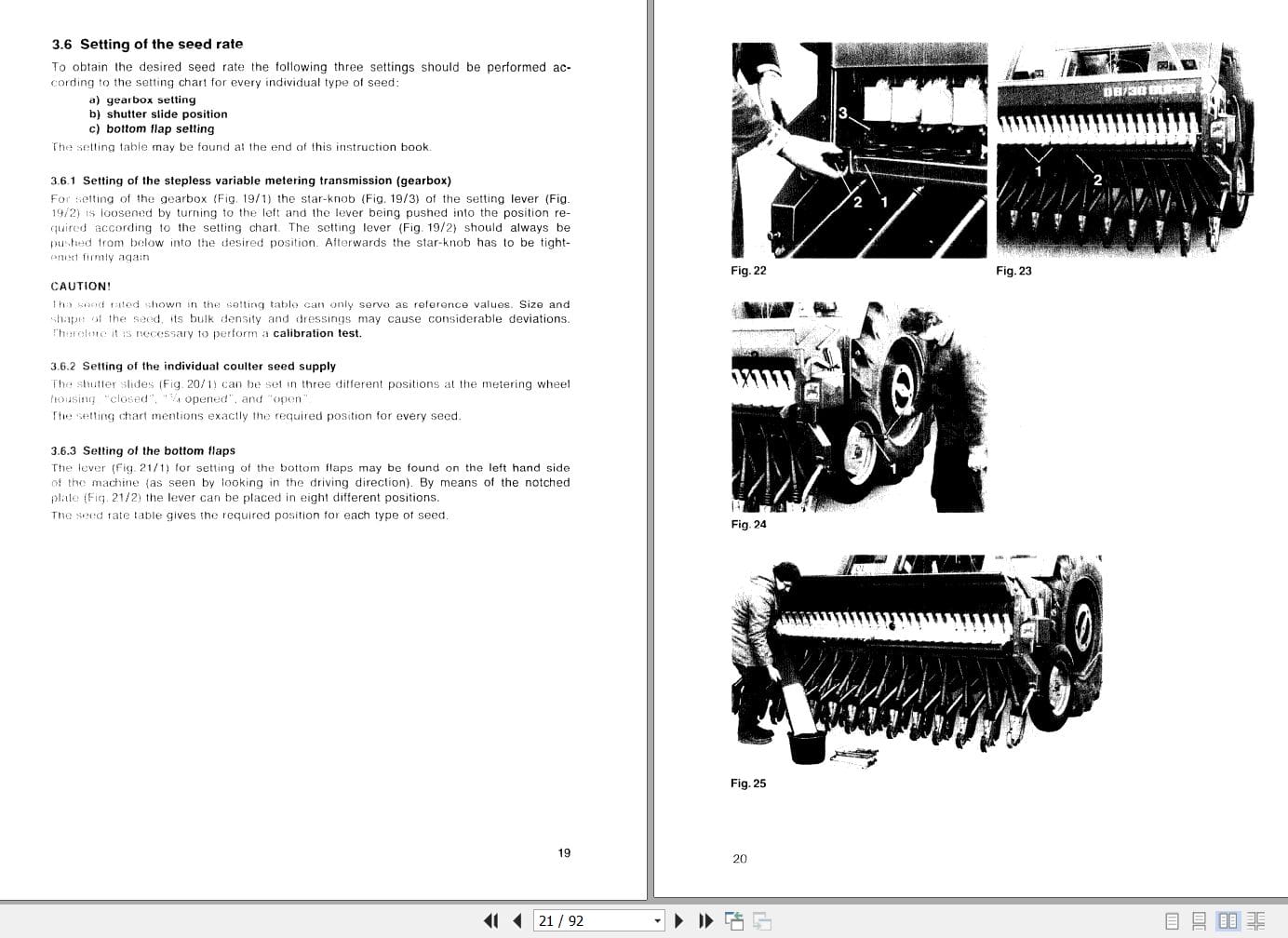 Amazone Seed Drill D8 25 D8 30 D8 40 Super Operating Manual DB612 (2)