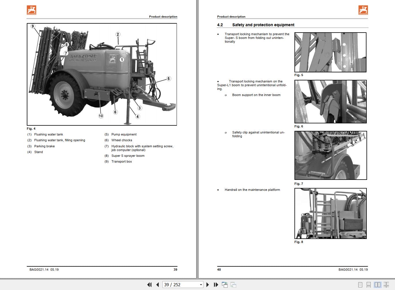 Amazone Sprayer UG2200 UG3000 Operating Manual MG3506 (2)