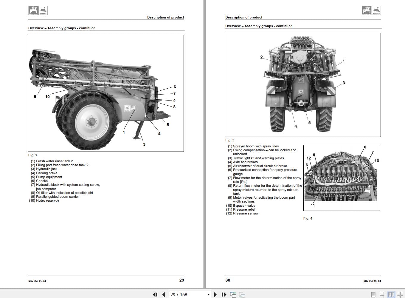 Amazone Sprayer UX4200 UX5200 Operating Manual MG969 (2)