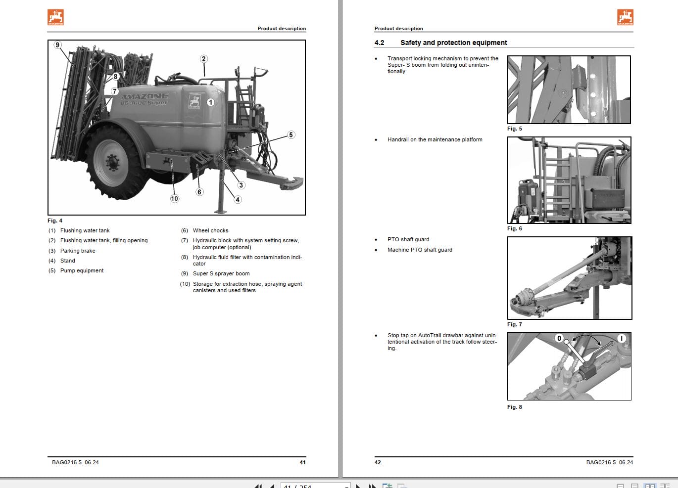 Amazone Sprayers UG 2200 UG 3000 Operator Manual MG6708 (2)