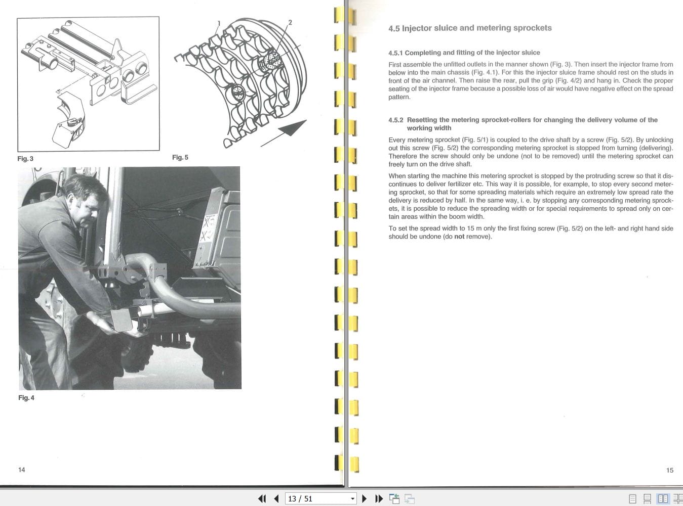 Amazone Spreader Jet 1204F 1504F 1204H 1504H Instructions Manual DB494 (2)