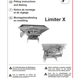 Amazone Spreader Limiter X Fitting Instructions And Setting MG711 (1)