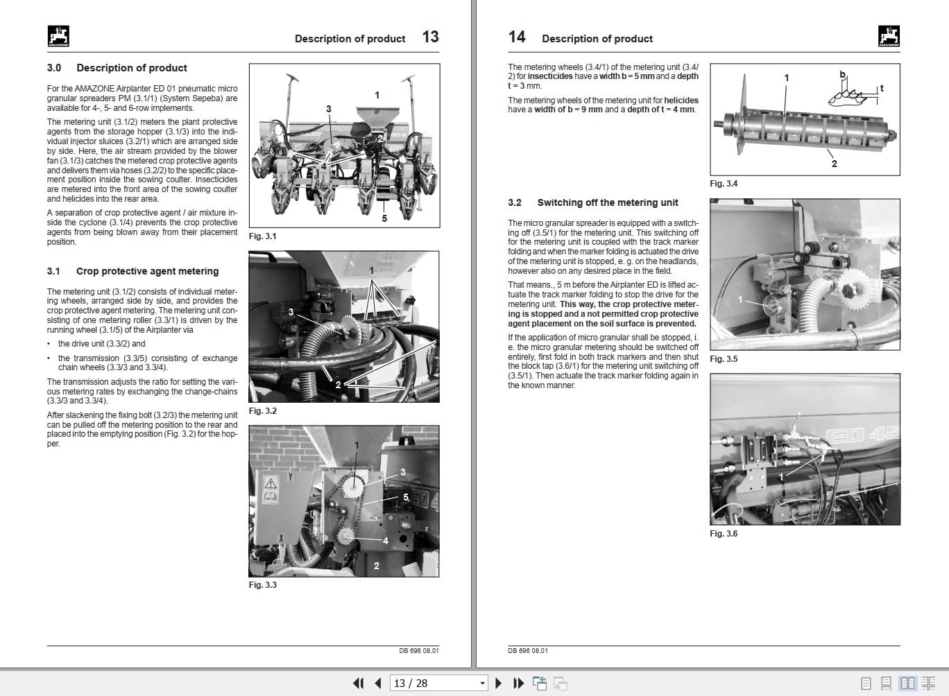 Amazone Spreader PM Operating Manual MG724 (2)