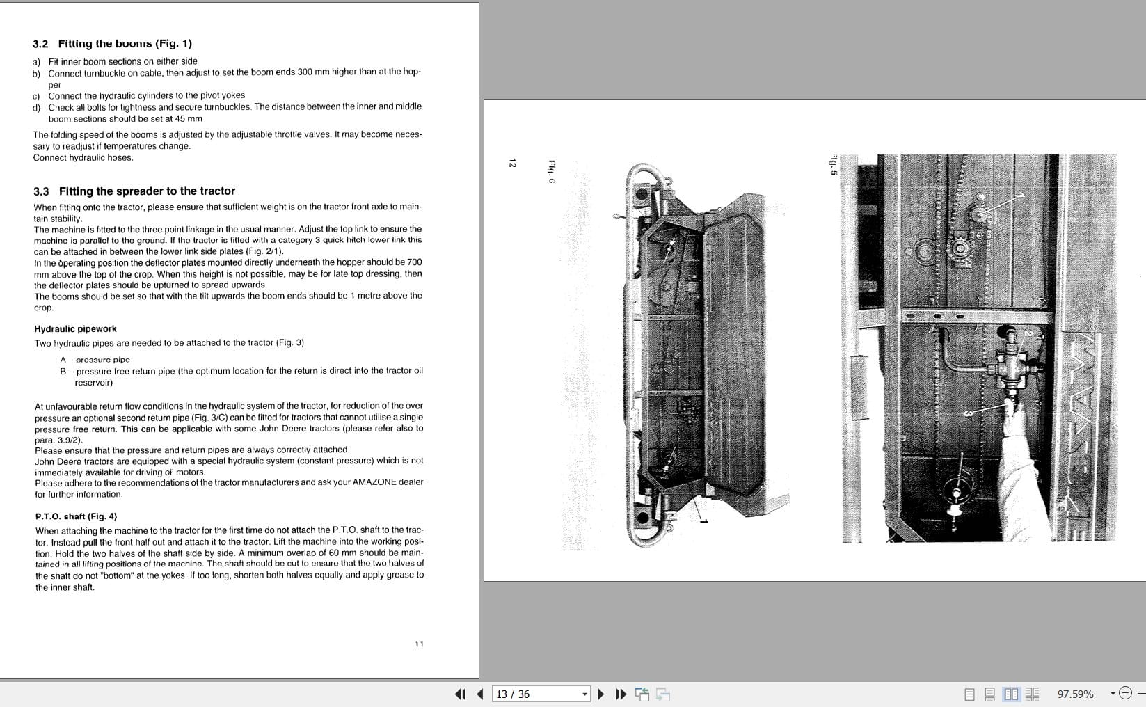 Amazone Spreader Super Jet 1600 Operating Manual DB479 (2)