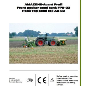 Amazone Tank FPS 03 AS 02 Instructions Manual MG799 (1)