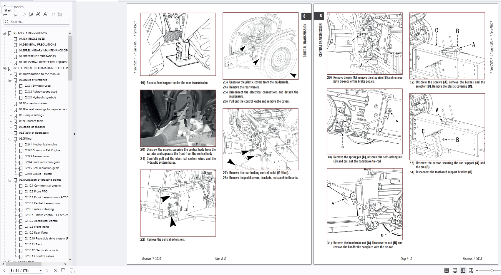 Antonio Carraro Tractors Parts Repair Workshop Manual PDF 992MB (3)