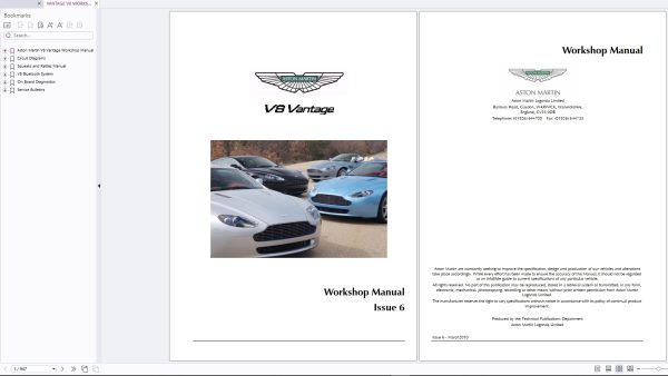 Aston Martin Workshop Manual Wiring Diagrams (1)