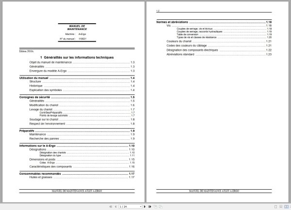 Atlet Forklift A Ergo Series Service Manual 119021 2010A Fr (1)