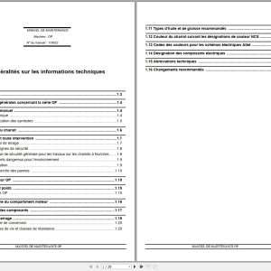 Atlet Forklift OP Series Service Manual 119022 2010A FR (1)