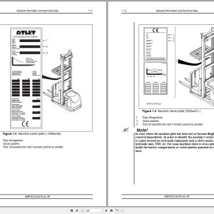 Atlet Forklift OP Series Service Manual Atlet Forklift Op Series Service Manual (2)