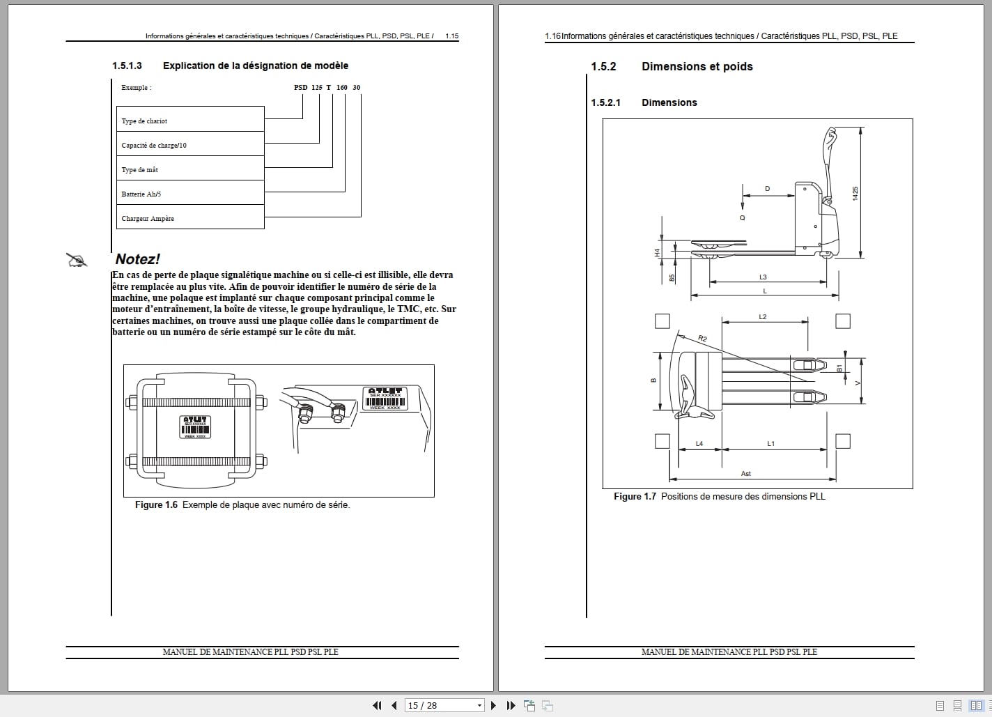 Atlet Forklift PLL PSD PSL PLE Series Service Manual 119023 2010B FR (2)