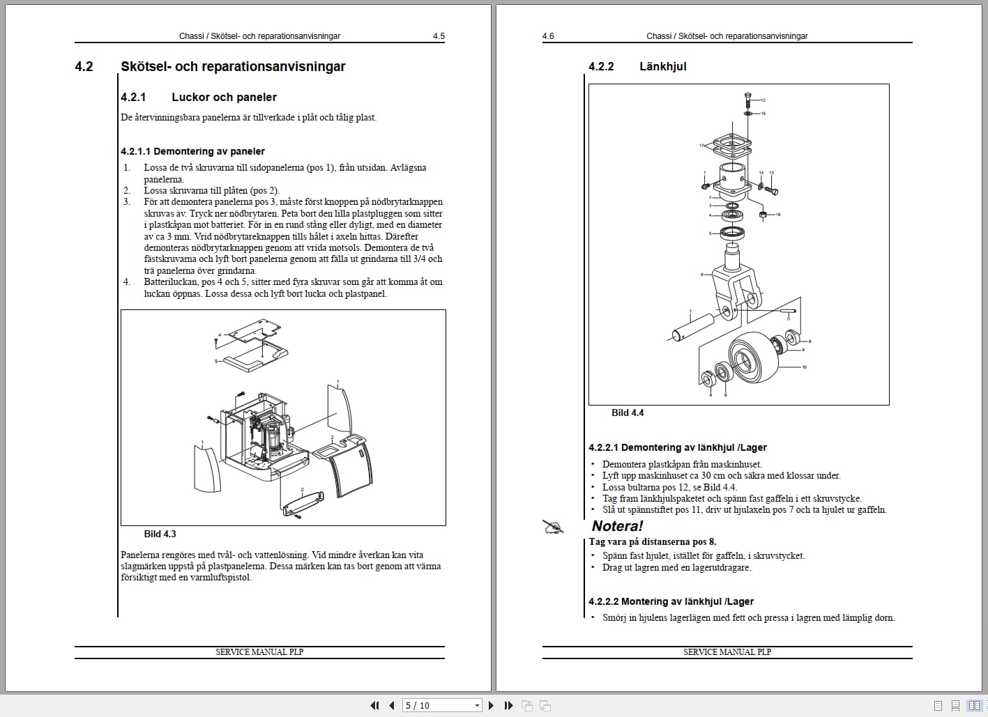 Atlet Forklift PLP200 PLP250 Service Manual 119001 SV (2)