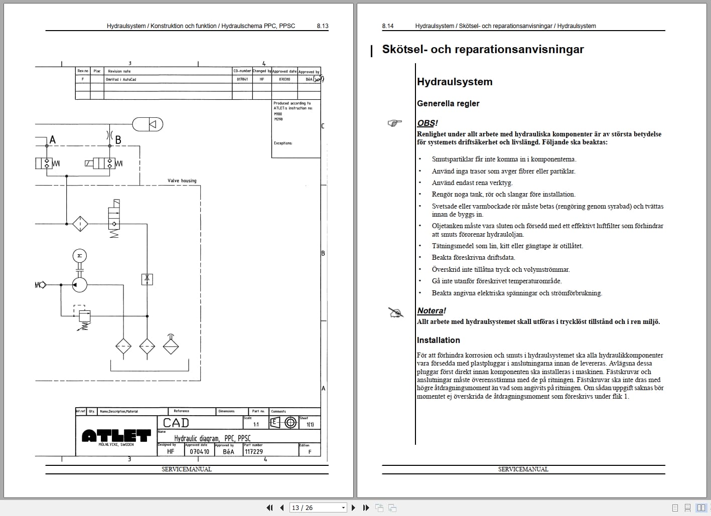 Atlet Forklift PPL PPD PPF PPC PPS Service Manual 119035 SV (3)