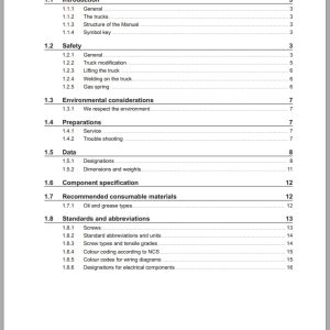 Atlet Forklift PS125 PSH160 PSH200 Service Manual (1)