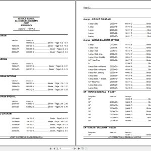 Atlet Forklift T OP A X Series Service Manual Electrical Diagrams (1)