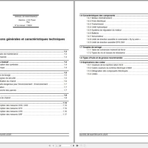 Atlet Forklift U AC Power Plus Series Service Manual 119024 FR (1)
