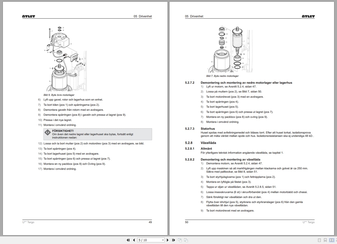 Atlet Forklift U Ergo Series Service Manual Electrical Diagrams SV (2)