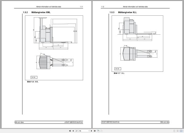 Atlet Forklift X 90 Service Manual 005871 Sv (2)