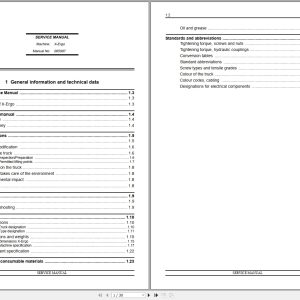 Atlet Forklift X Ergo Series Service Manual (1)