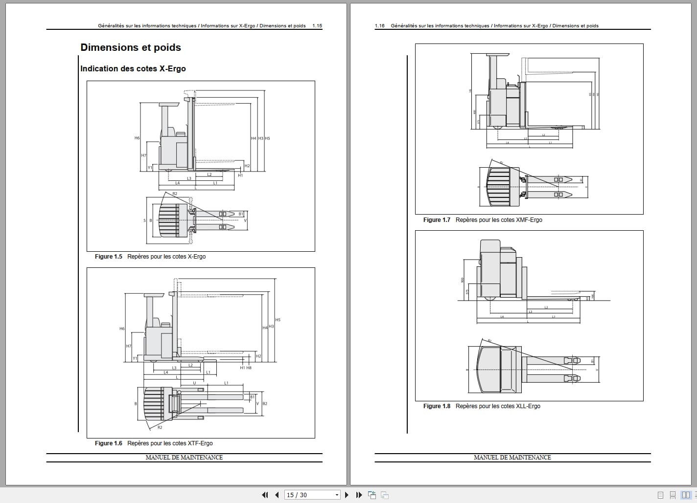 Atlet Forklift X Ergo Series Service Manual 119025 FR (2)