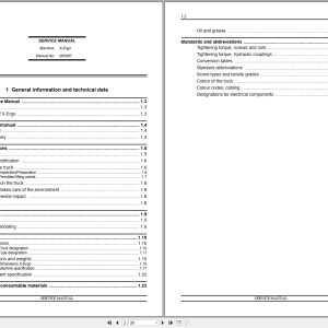 Atlet Forklift X Ergo Series Service Manual ES (1)