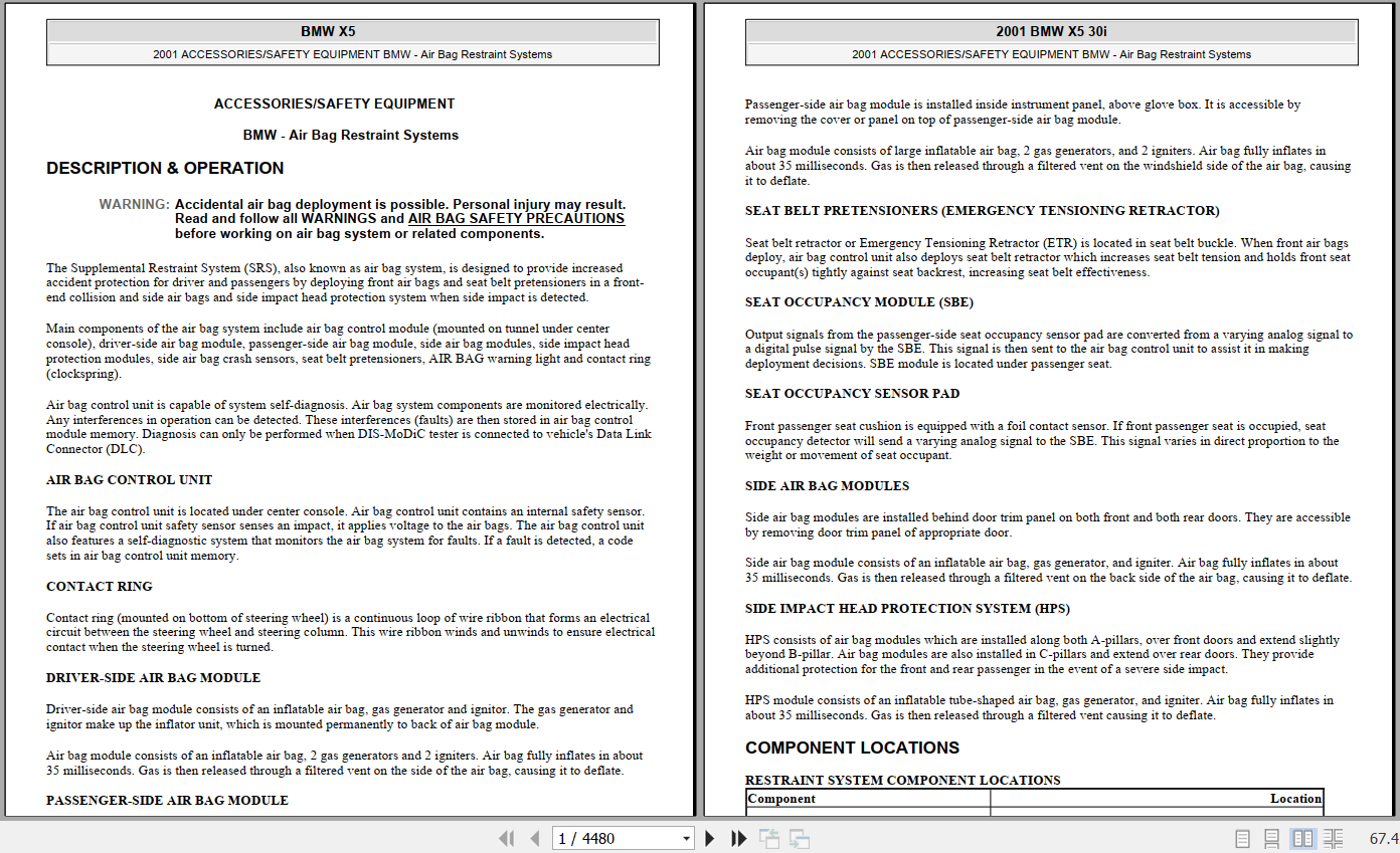 BMW X5 E53 2000 2006 Workshop Manual 1