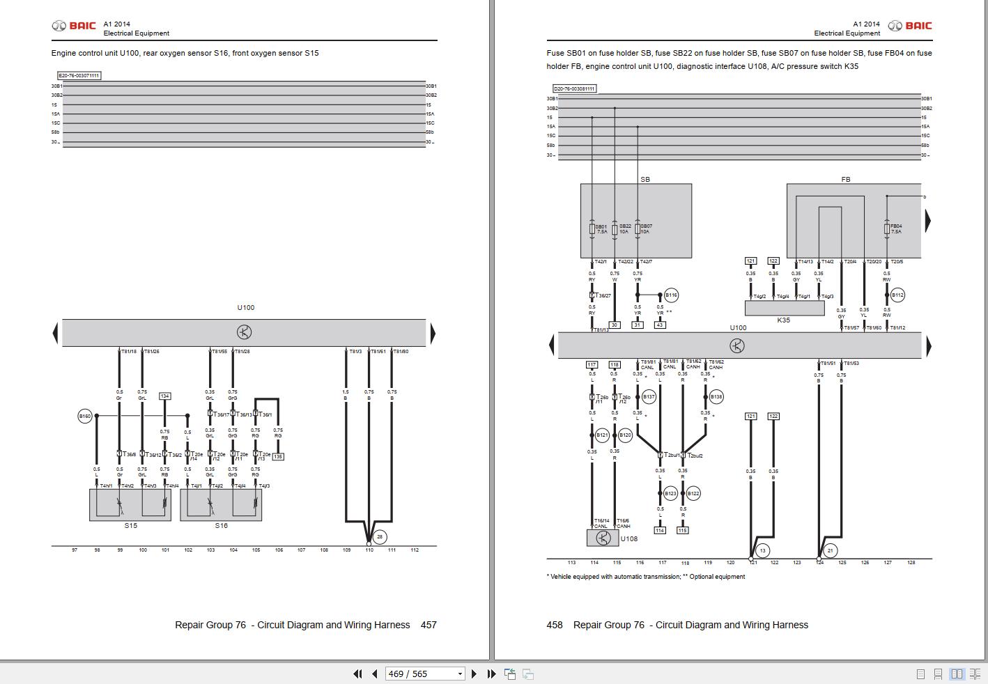 Baic A1 2014 Electric Diagrams and Maintenance Manual (3)