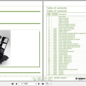Bomag Asphalt Paver BF 200 C 2 S200 V US Stage 5 Electrical Hydraulic Schematic (1)
