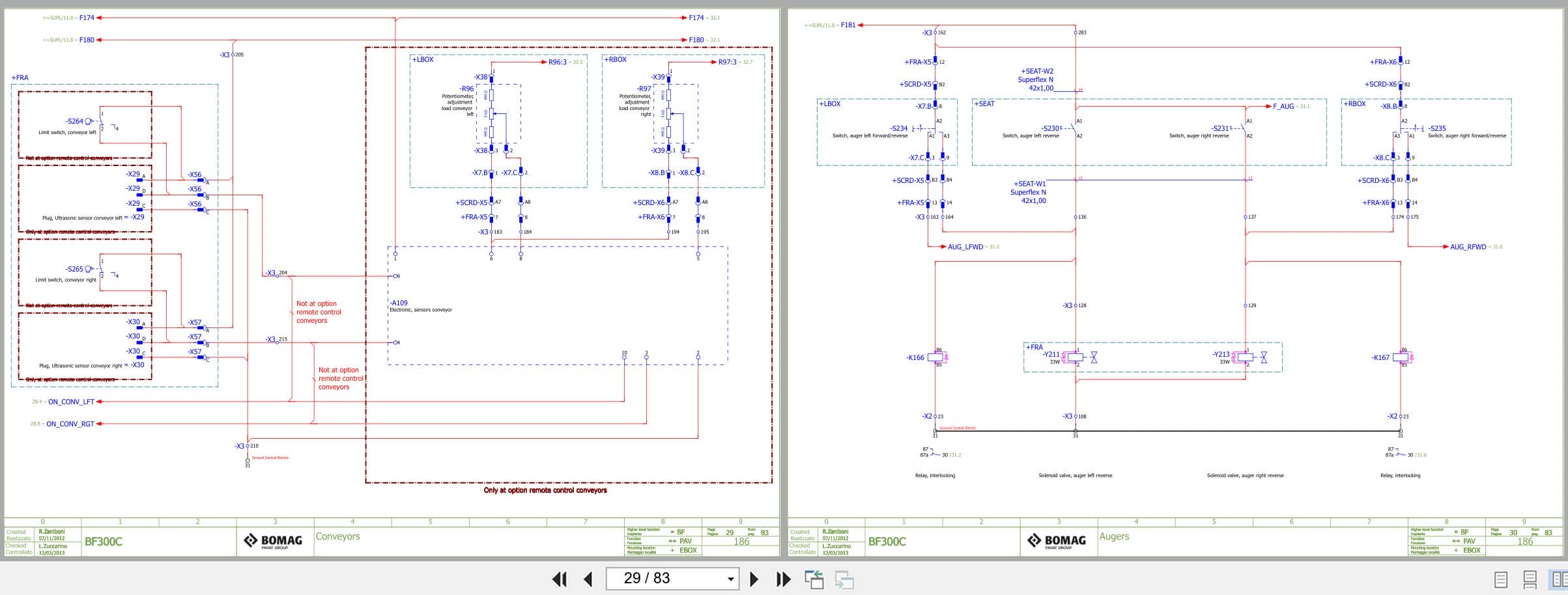 Bomag Asphalt Paver BF 300 C S340 2 V Electrical Hydraulic Schematic (2)