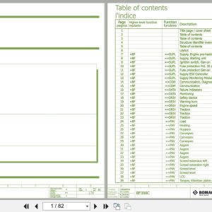 Bomag Asphalt Paver BF 300 C S340 V Electrical Schematic (1)