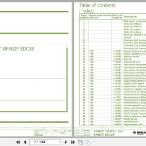 Bomag Asphalt Paver BF 600 P 2 S 600 Electrical Hydraulic Schematic (1)