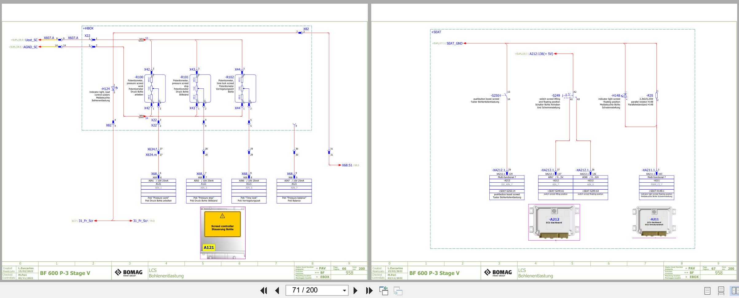 Bomag Asphalt Paver BF 600 P 3 S 500 Stage V Electrical Hydraulic Schematic (2)