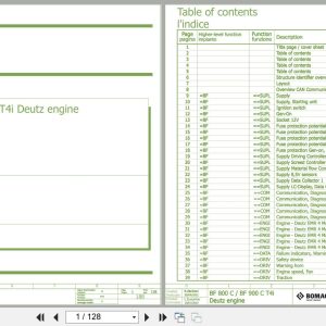Bomag Asphalt Paver BF 800 C S500 4i Electrical Hydraulic Schematic (1)