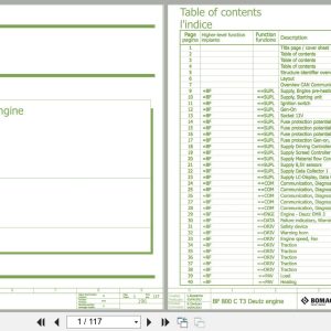 Bomag Asphalt Paver BF 800 C S600 SOIL Electrical Schematic (1)