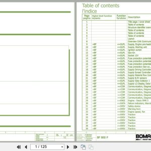 Bomag Asphalt Paver BF 800 P S500 Electrical Hydraulic Schematic (1)