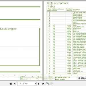Bomag Asphalt Paver BF 900 C S600 Electrical Hydraulic Schematic (1)