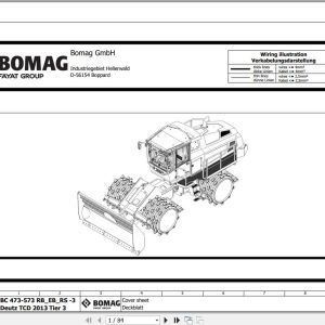 Bomag Refuse Compactor BC 463 RB 3 Electrical Schematic (1)