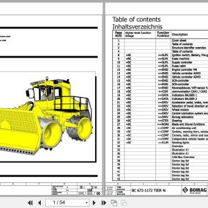 Bomag Refuse Compactor BC 672 RB 3 Electrical Schematic (1)