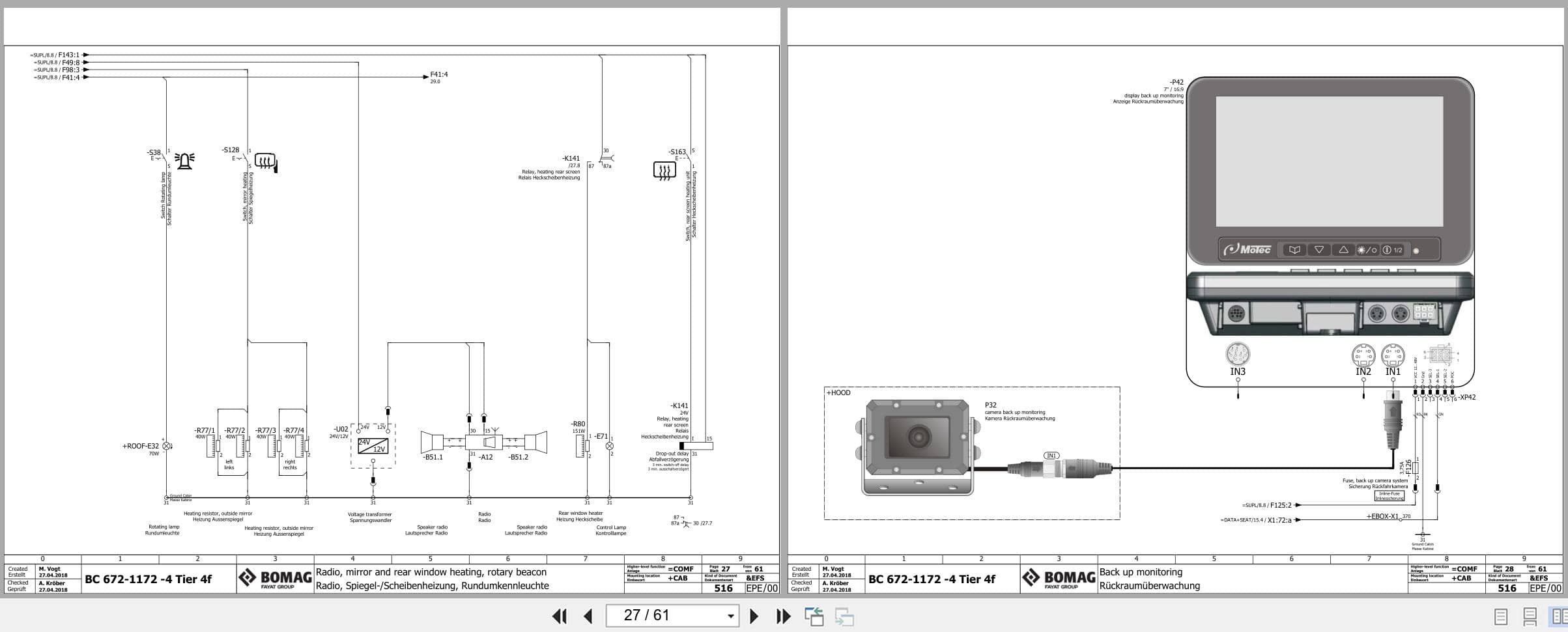 Bomag Refuse Compactor BC 672 RB 4 Electrical Hydraulic Schematic (2)