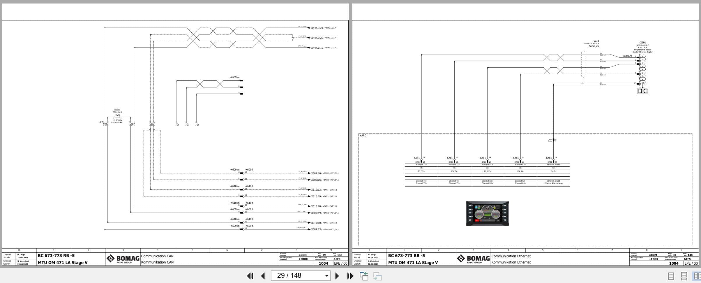 Bomag Refuse Compactor BC 673 RB 5 Electrical Hydraulic Schematic (2)