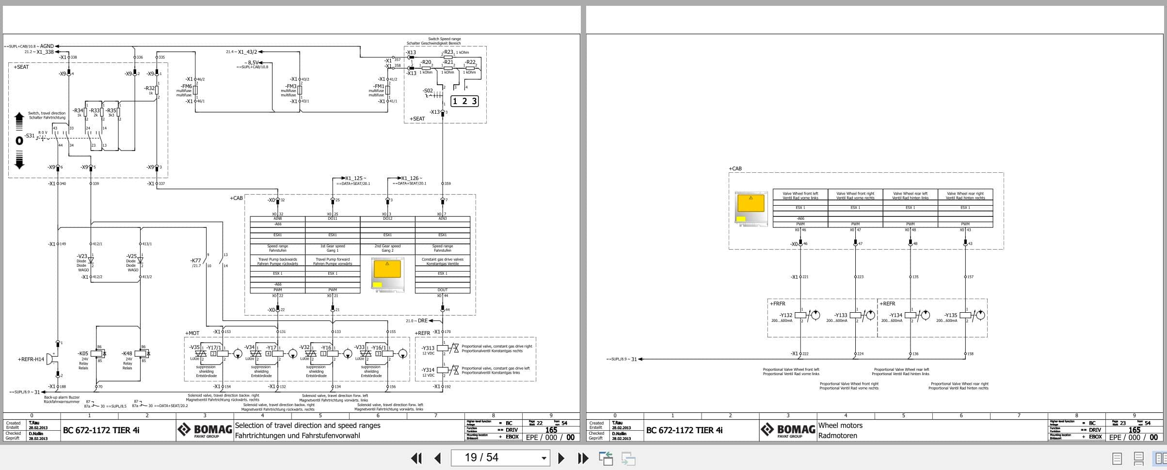 Bomag Refuse Compactor BC 772 RB 3 Electrical Schematic (2)