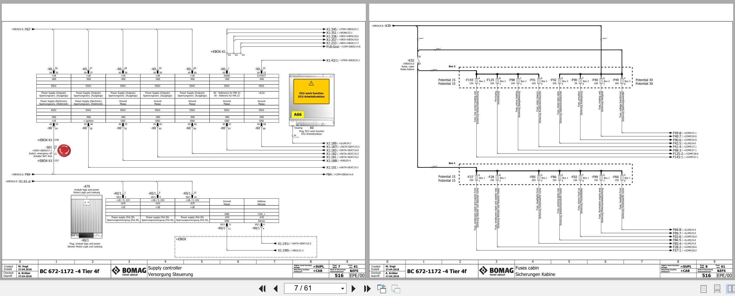 Bomag Refuse Compactor BC 772 RB 4 Electrical Hydraulic Schematic (2)